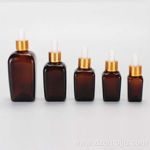 30ml square essential oil glass dropper bottles